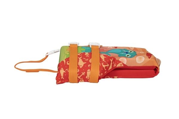 Bestway 90146, Orange, Rød, Svømmevest, Barn, Ethvert køn, 3 År, Skum, Polyester