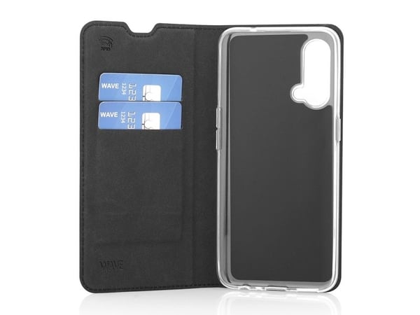 Wave WAVE-BC-OP-CE5G-BK Mobile Cover Folio Musta