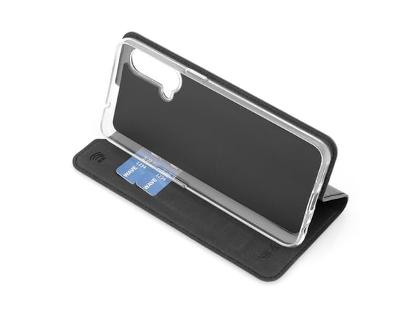 Wave WAVE-BC-OP-CE5G-BK Mobile Cover Folio Musta