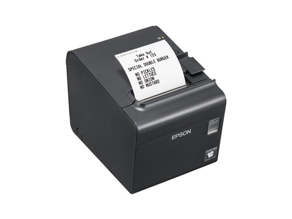 Epson TM-L90LF (688), Suoralämpö, 203 x 203 DPI, 90 mm/s, Langallinen, Harmaa