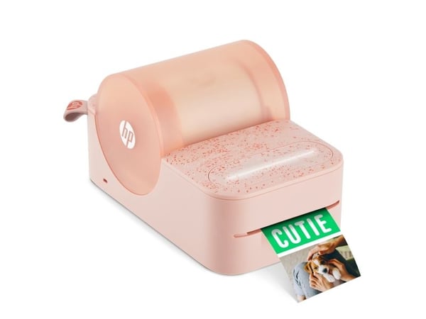 HP Sprocket Panorama Instant Portable Color Label & Photo Printer, ZINK (Zero-Ink), 313,58 x 313,58 DPI, 3,3 mm/sek, Farge, Ledning & Trådløs, Rosa