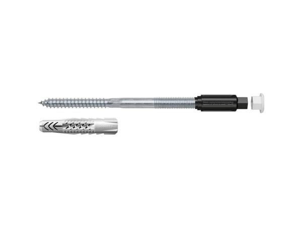 Fischer 514259, Kit med skruv och väggplugg, Tegel, Betong, M10, 1,2 cm, 30 cm, 20 styck