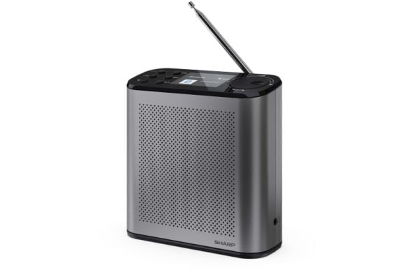 Sharp Osaka DR-P530 - Bärbar DAB-radio - inget operativsystem - åskmolnsgrå
