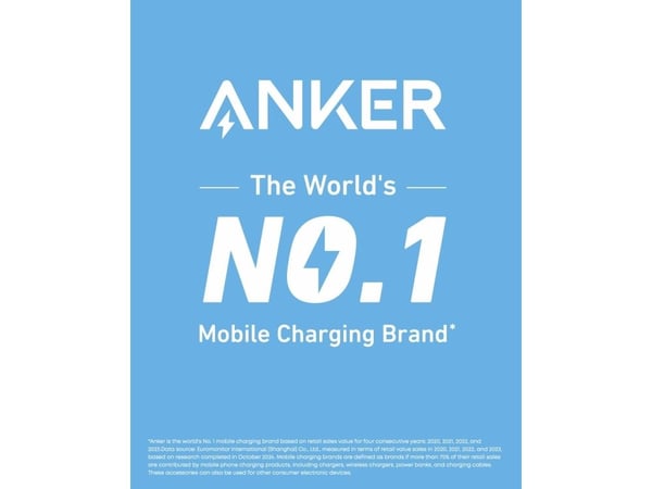 Anker 322 - USB-kabel - USB (hane) till USB-C (hane) - 5 V - 3 A - 1.83 m - vit