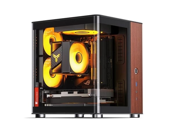 Jonsbo TK-0 BLACK, PC, Svart, Tre, ITX, Stål, Tre, 13,5 cm, 23 cm