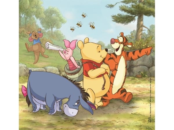 Puslespill Square - Disney Winnie the Pooh, 3x48 brikker