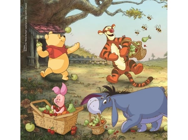 Puslespill Square - Disney Winnie the Pooh, 3x48 brikker