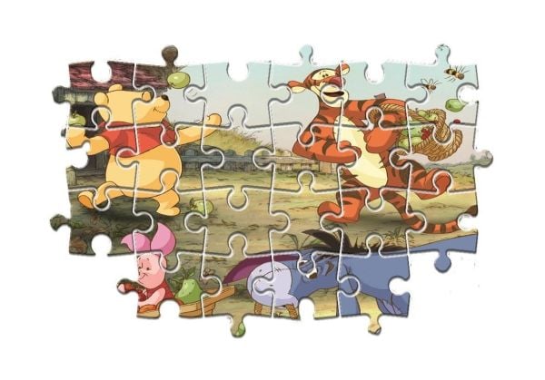 Puslespill Square - Disney Winnie the Pooh, 3x48 brikker
