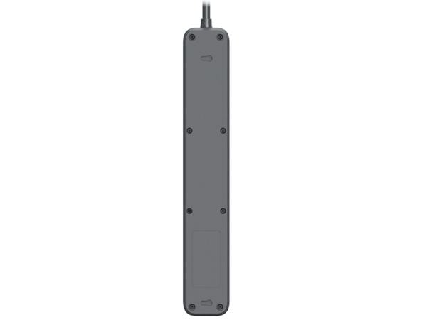 Tracer Power Strip TRACER Power Line+ 5,0 m grafiitti (5 pistorasiaa) ylijännitesuojakaista