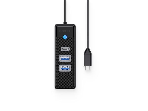 Orico PWC2U-C3 USB-hub 3 porter 2x USB-A 3.0 1x USB-C 3.0 0,15 m - svart