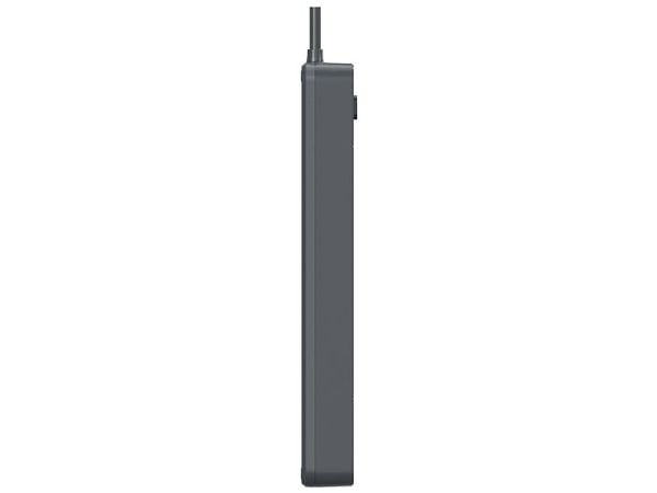Tracer Power Line+ 1,5 m 4-korttipaikkainen USB PD18W grafiittinen