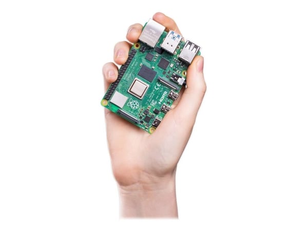 Raspberry Pi 4 Model B - Enkeltbrettsdatamaskin - Broadcom BCM2711 / 1.5 GHz - RAM 4 GB - 802.11a/b/g/n/ac, Bluetooth 5.0