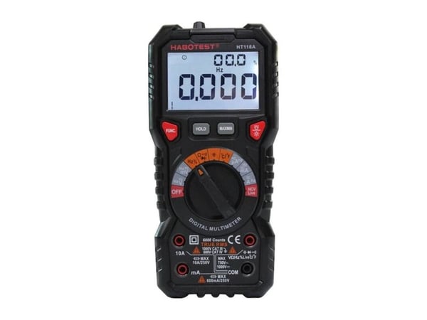 Multimetras su žibintuvėliu Habotest HT118A