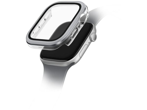 Deklas UNIQ Voute skyddsglas för Apple Watch Series 10 / 11 46 mm - silver