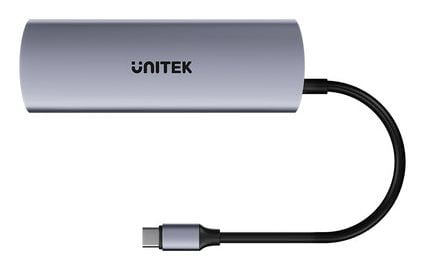 Unitek Hub 4-i-1 USB-C 10 Gbps, 2x USB-A og 2x USB-C H1112DGY01
