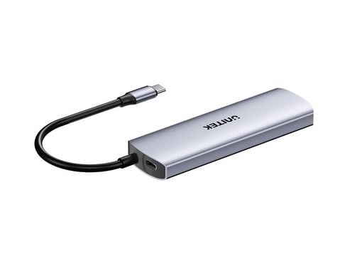 Unitek Hub 4-i-1 USB-C 10 Gbps, 2x USB-A og 2x USB-C H1112DGY01