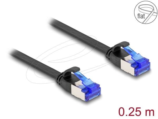 DeLOCK 80172, 0,25 m, Cat6a, U/FTP (STP), RJ-45, RJ-45, RJ-45