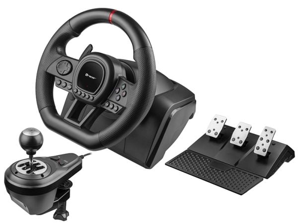 Tracer SimRacer Manual Gearbox 6in1, Ohjauspyörä + polkimet + vaihdekeppi, Nintendo Switch, PC, PlayStation 4, Playstation 3, Xbox One, Xbox 360, V...