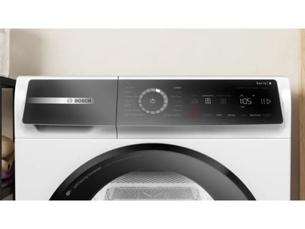 Bosch Serie | 8 WQB246DLSN - Tørker - Wi-Fi - bredde: 59.8 cm - dybde: 65.1 cm - høyde: 84.2 cm - frontileggelse - hvit