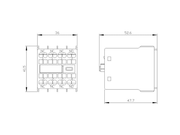 Siemens 3RH2911-2HA13 extrabrytare 1 st