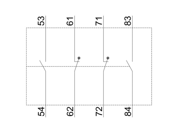 Siemens 3RH1921-1XA22-0MA0 Hjälpkontaktblock 1 st