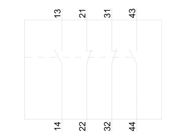 Siemens 3RV2901-1J Hjälpkontakt 1 st (B x H x D) 18 x 90 x 68 mm