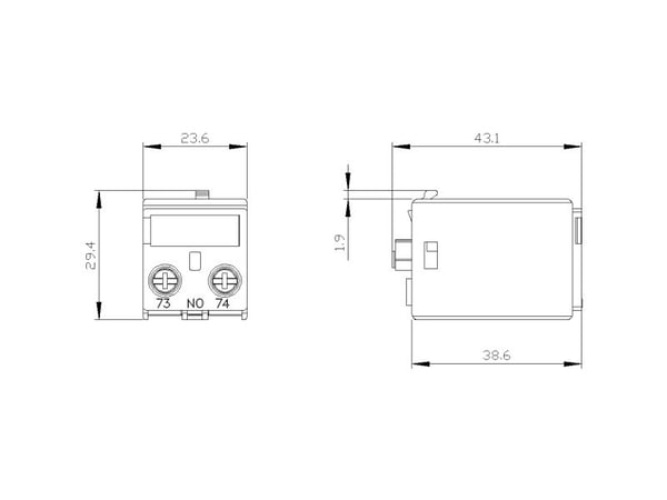 Siemens 3RH2911-1BA10 extrabrytare 1 st