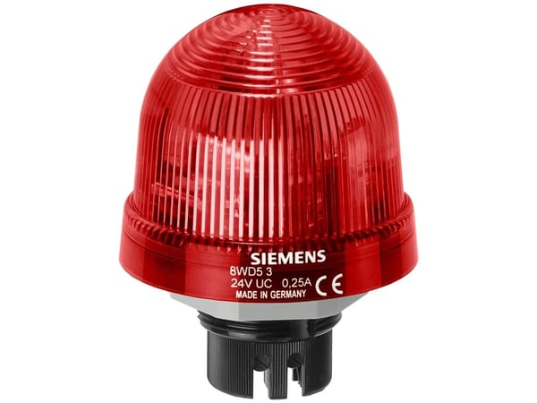 Siemens 8WD5300-1AB Merkkilamppu (Ø x K) 70 mm x 66 mm Punainen 1 kpl