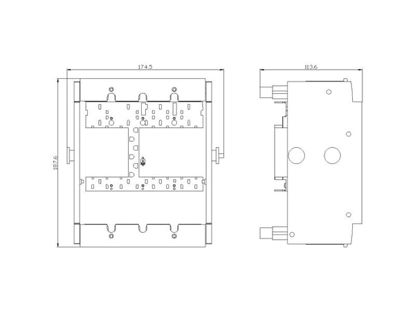 Siemens 3VA9124-0KD10 Effektkontakt-tilbehør 1 stk