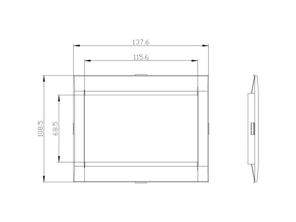 Siemens 3VA9353-0SB20 Effektkontakt-tilbehør 1 stk (B x H) 137.6 mm x 109.3 mm
