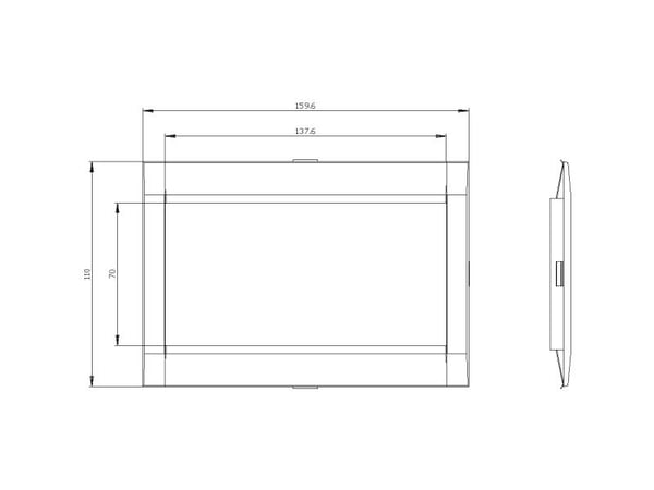 Siemens 3VA9383-0SB10 Effektkontakt-tilbehør 1 stk (B x H) 137.6 mm x 70.7 mm