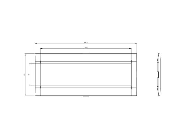 Siemens 3VA9304-0SB40 Effektkontakt-tilbehør 1 stk (B x H) 183.6 mm x 45.65 mm