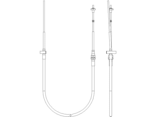 Styrsats 3VA9 m/ Bowdenkabel 1,2m