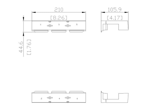 Siemens 3VA9673-0QA00 Flänsanslutning 1 st