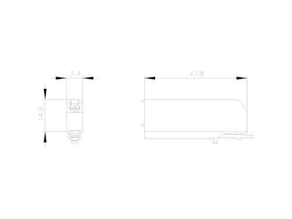 Siemens 3ZY1121-1BA00 Liitinlohko 6 kpl