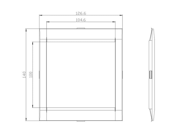 Siemens 3VA9163-0SB20 Effektkontakt-tilbehør 1 stk (B x H) 104.6 mm x 100.8 mm