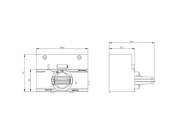 Siemens 3VA9257-0EK21, 278 g, 115 mm, 110 mm, 150 mm