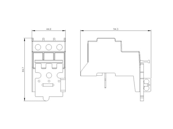 Siemens 3RV2928-1A Skillebyggesten 1 stk (B x K x T) 45 x 51 x 94 mm
