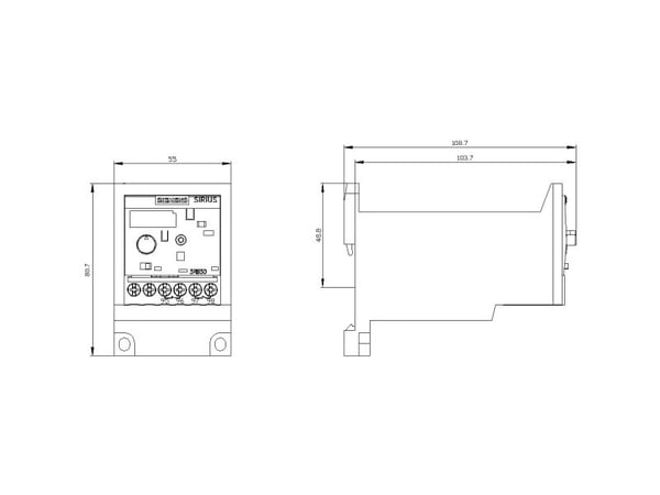 Siemens ylikuormitusrele 1 kpl 3RB3036-2UW1 (3RB30362UW1)