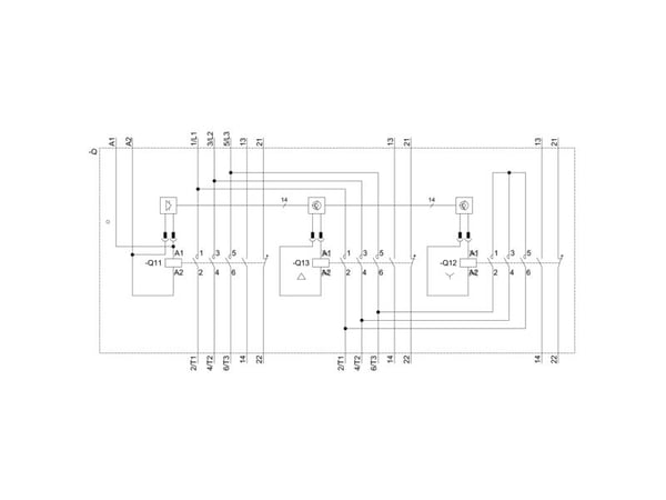 Siemens tähti-kolmio yhdistelmä 3RA2423-8XF32-1AG2 1 kpl (3RA24238XF321AG2)