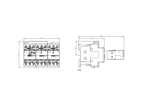 Siemens kontaktoriyhdistelmä 3RA2426-8XF32-1AG2 1 kpl (3RA24268XF321AG2)