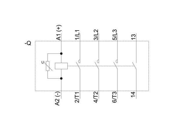 Siemens 3RT2017-2LF41, 70 mm, 50 mm, 73,5 mm, 77,5 mm, 307 g, 1 kpl