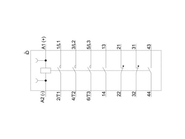 Siemens tehokontaktori 3RT2026-2BB44 1 kpl (3RT20262BB44)