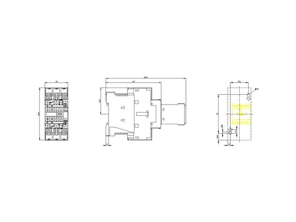 Siemens tehokontaktori 3RT2026-2BB44 1 kpl (3RT20262BB44)