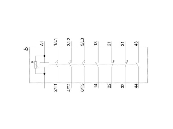 Siemens 3RT2024-2DB44-3MA0 Tehonsuojaus 3 x katkaisija 690 V/AC 1 kpl
