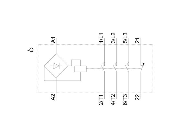 Siemens 3TG1001-0AL2, 131 mm, 187 mm, 70 mm, 160 g, 10 styck