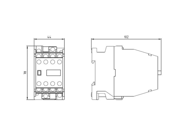 Siemens 3TH4244-0AM0, 48 mm, 82 mm, 106 mm, 428 g