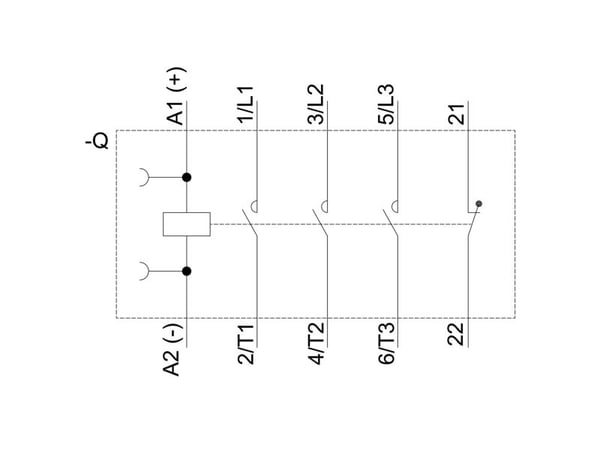 Siemens 3RT2015-2BW42, 70 mm, 50 mm, 73,5 mm, 77,5 mm, 309 g, 1 styck