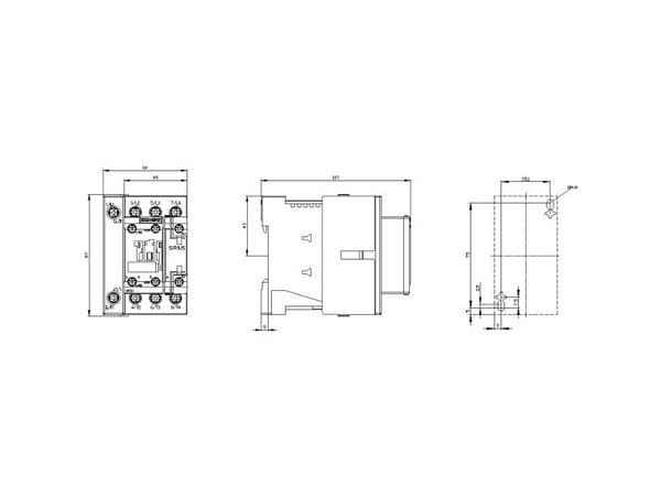 Siemens 3RT2327-1BB40, 85 mm, 77 mm, 93 mm, 130 mm, 660 g, 1 styck