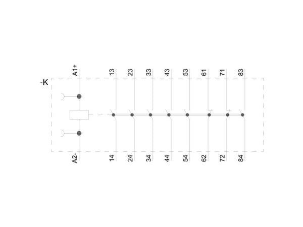 Siemens 3RH2362-2BB40 Apukosketin 1 kpl 1 kpl